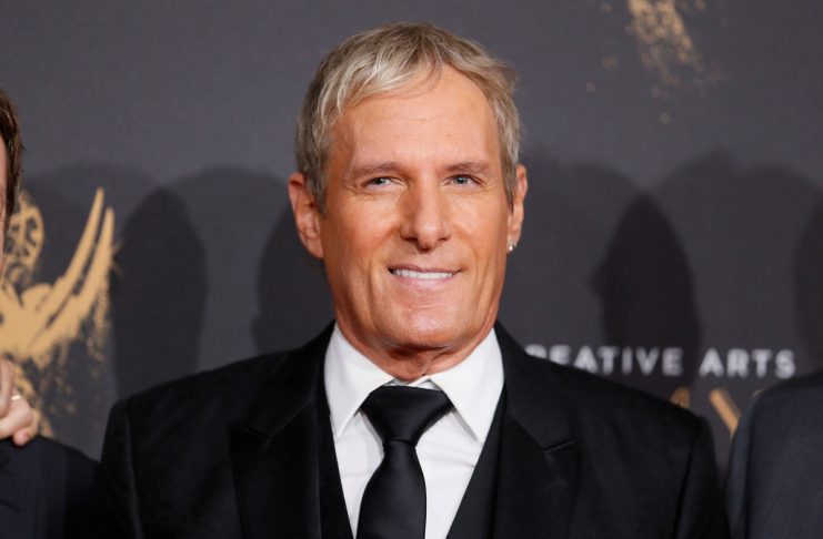 Singer Michael Bolton poses at the 2017 Creative Arts Emmy Awards in Los Angeles, California