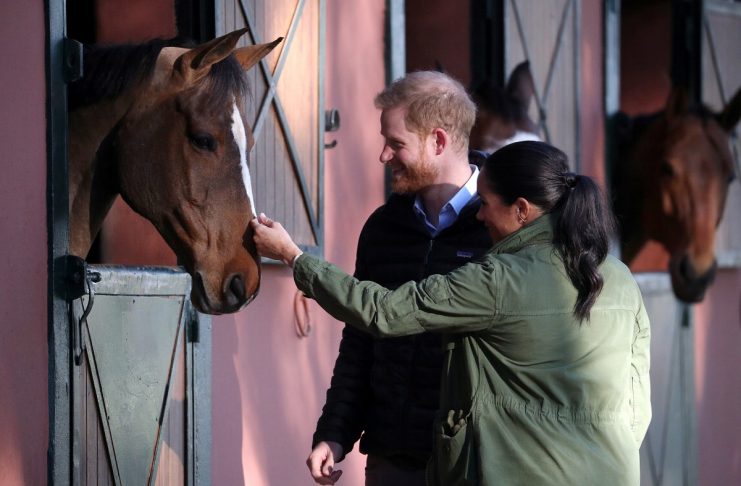 Britain’s Prince Harry and Meghan, Duchess of Sussex, visit Morocco