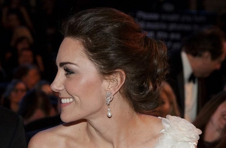 Britain’s Prince William and Catherine, Duchess of Cambridge attend the BAFTAs in London
