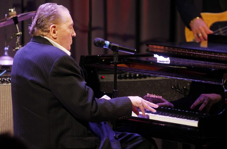 Jerry Lee Lewis performs during his appearance at An Evening with Jerry Lee Lewis in Los Angeles