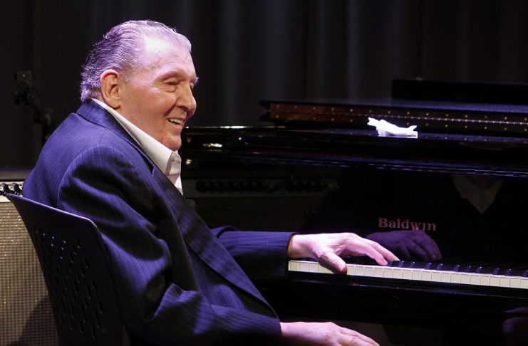 Jerry Lee Lewis performs during his appearance at An Evening with Jerry Lee Lewis in Los Angeles