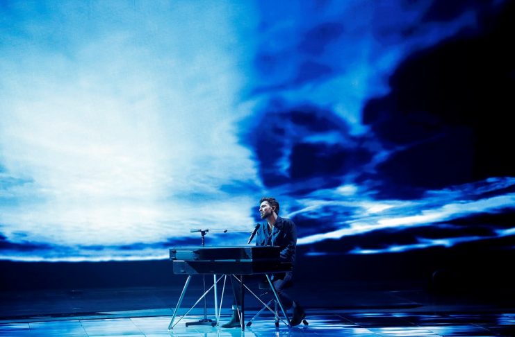 Participant Duncan Laurence of the Netherlands performs during the Grand Final of the 2019 Eurovision Song Contest in Tel Aviv, Israel