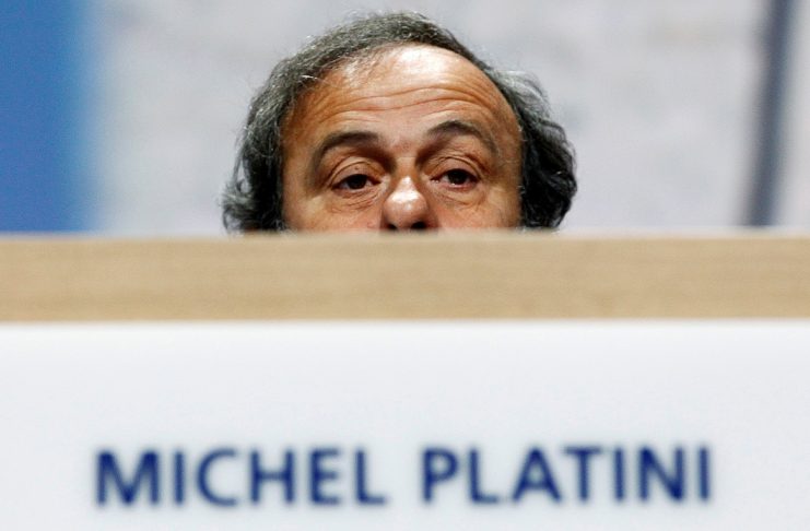 File photo of UEFA President Platini of France at the 61st FIFA congress in Zurich