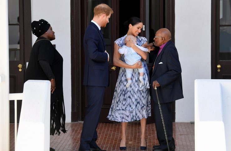 Britain’s Prince Harry and Meghan visit South Africa