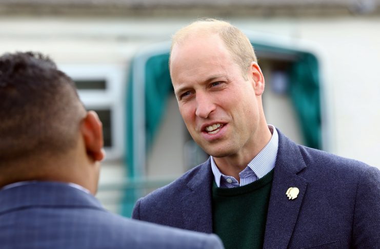 Britain’s Prince William, Duke of Cambridge visits Hendon F.C. in London