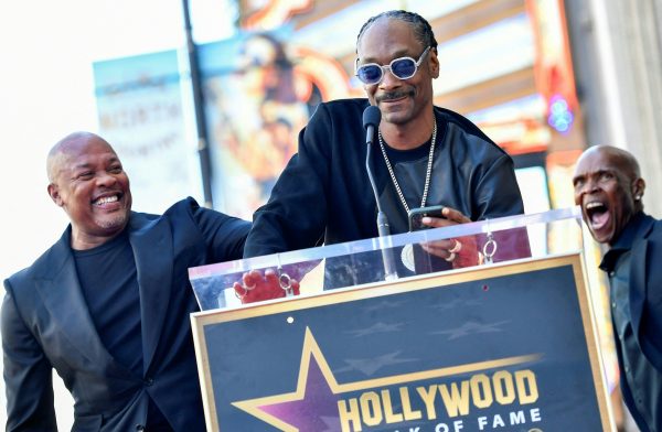 Dr. Dre no Passeio da Fama em Hollywood
